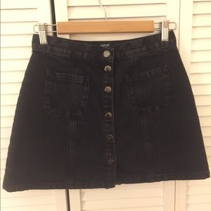 Urban Outfitters BDG button up mini skirt